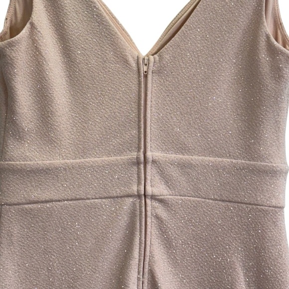 Midnight Doll Beige Soarkle Cocktail Dress. Size 5 - Picture 8 of 12